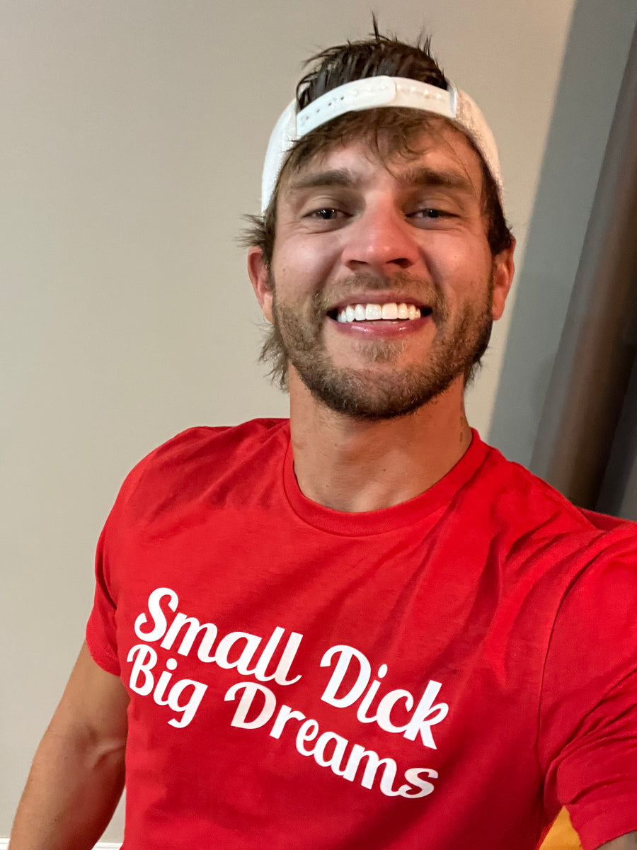 Small D Big Dreams 3.0 - Red Tee – Whiskey Biz