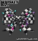 It's LIT - Checker Racing Bow (Tee)