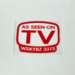 AS SEEN ON TV - UV Sticker