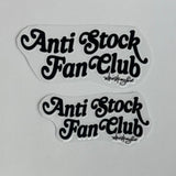 Anti-Stock Fan Club - UV Sticker