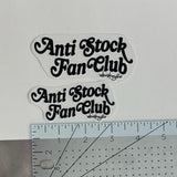 Anti-Stock Fan Club - UV Sticker