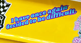 DIFFICULT - Sticker