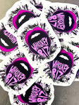 Rolling Biz Mouth Splatter - Sticker