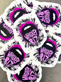 Rolling Biz Mouth Splatter - Sticker