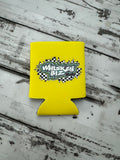 WB Racing Checkered Flag - can holder