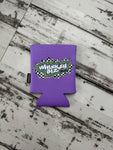 WB Racing Checkered Flag - can holder