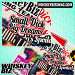 Small D Big Dreams - Round Sticker