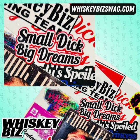 Small D Big Dreams - Round Sticker