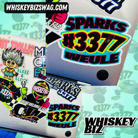 Racer Duo: Sparks Weule #3377 - Sticker